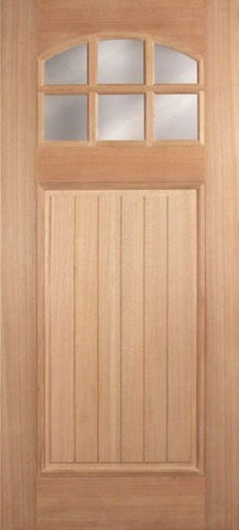 WDMA 36x80 Door (3ft by 6ft8in) Exterior Cherry Bayport Single Door 1
