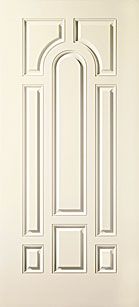 WDMA 36x80 Door (3ft by 6ft8in) Exterior Smooth Fiberglass Impact Door 6ft8in 8 Panel 1