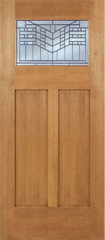 WDMA 36x80 Door (3ft by 6ft8in) Exterior Mahogany Pearce Single Door w/ E Glass 1