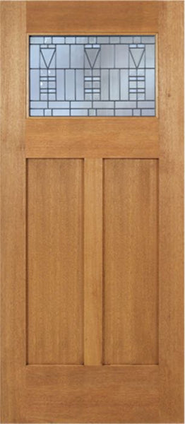 WDMA 36x80 Door (3ft by 6ft8in) Exterior Mahogany Pearce Single Door w/ B Glass 1