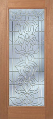 WDMA 36x80 Door (3ft by 6ft8in) Exterior Mahogany Edwards Single Door w/ U Glass - 6ft8in Tall 1