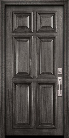 WDMA 36x80 Door (3ft by 6ft8in) Exterior Mahogany 36in x 80in 6 Panel DoorCraft Door 2