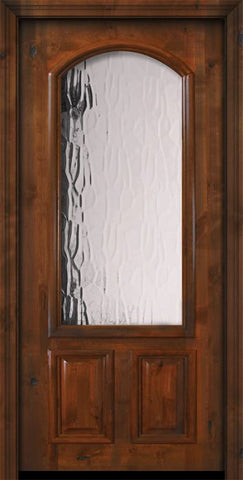 WDMA 36x80 Door (3ft by 6ft8in) Exterior Knotty Alder 36in x 80in Arch Lite Estancia Alder Door 2
