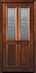 WDMA 36x80 Door (3ft by 6ft8in) Exterior Mahogany 36in x 80in Twin Lite Renaissance DoorCraft Door 2