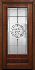 WDMA 36x80 Door (3ft by 6ft8in) Exterior Mahogany 36in x 80in 3/4 Lite Pecos DoorCraft Door 2