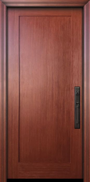 WDMA 36x80 Door (3ft by 6ft8in) Exterior Fir IMPACT | 80in Shaker 1 Panel Door 1