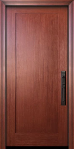 WDMA 36x80 Door (3ft by 6ft8in) Exterior Fir IMPACT | 80in Shaker 1 Panel Door 1