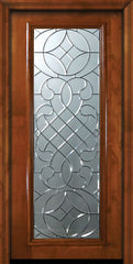 WDMA 36x80 Door (3ft by 6ft8in) Exterior Knotty Alder 36in x 80in Full Lite Savoy Alder Door 2