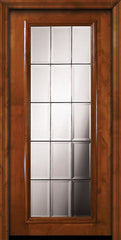 WDMA 36x80 Door (3ft by 6ft8in) Exterior Knotty Alder 36in x 80in Full Lite French Alder Door 2