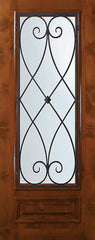 WDMA 36x80 Door (3ft by 6ft8in) Exterior Knotty Alder 36in x 80in 3/4 Lite Charleston Alder Door 1