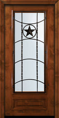 WDMA 36x80 Door (3ft by 6ft8in) Exterior Knotty Alder 36in x 80in 3/4 Lite Texan Alder Door 2