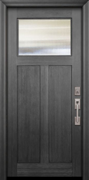 WDMA 36x80 Door (3ft by 6ft8in) Exterior Fir 36in x 80in Craftsman 1 Lite Door 1