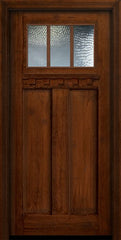 WDMA 36x80 Door (3ft by 6ft8in) Exterior Mahogany 36in x 80in Craftsman 3 Lite SDL Divided Lite Door 1