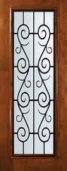 WDMA 36x80 Door (3ft by 6ft8in) Exterior Knotty Alder 36in x 80in Full Lite St. Charles Alder Door 1
