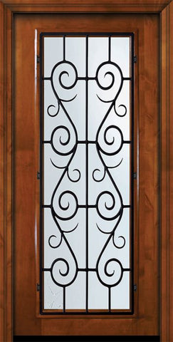 WDMA 36x80 Door (3ft by 6ft8in) Exterior Knotty Alder 36in x 80in Full Lite St. Charles Alder Door 2