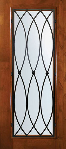WDMA 36x80 Door (3ft by 6ft8in) Exterior Knotty Alder 36in x 80in Full Lite La Salle Alder Door 1