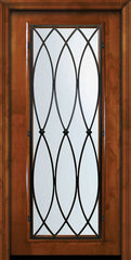 WDMA 36x80 Door (3ft by 6ft8in) Exterior Knotty Alder 36in x 80in Full Lite La Salle Alder Door 2