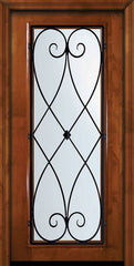 WDMA 36x80 Door (3ft by 6ft8in) Exterior Knotty Alder 36in x 80in Full Lite Charleston Alder Door 2