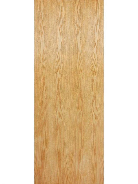 WDMA 36x84 Door (3ft by 7ft) Interior Barn Oak 84in Fire Rated Solid Particle Core Red Flush Single Door|1-3/4in Thick 1
