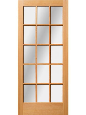 WDMA 36x84 Door (3ft by 7ft) Exterior Fir 84in 1-3/4in - 15 lites Doors 1