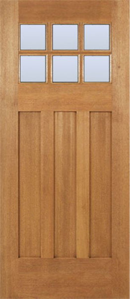 WDMA 36x84 Door (3ft by 7ft) Exterior Mahogany Randall Single Door w/ DB Glass 1