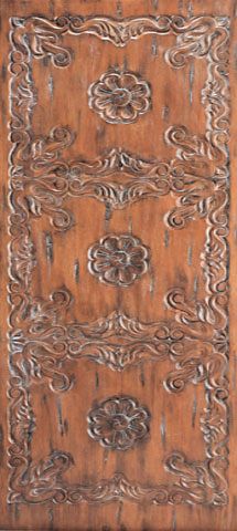 WDMA 36x84 Door (3ft by 7ft) Exterior Mahogany Spanish Style Single Door Hand Carved Solid  1