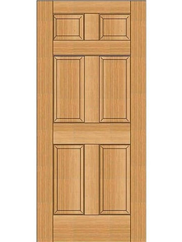 WDMA 36x96 Door (3ft by 8ft) Exterior Fir 1-3/4in 6 Panel Doors 1
