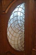 WDMA 36x96 Door (3ft by 8ft) Exterior Mahogany Contemporary Glasswork Radius Lite Entry Single Door 2