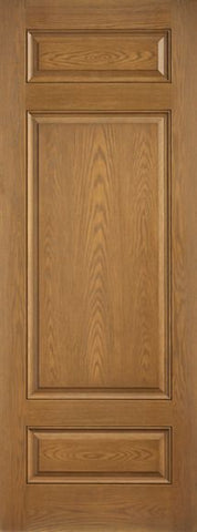 WDMA 36x96 Door (3ft by 8ft) Exterior Oak 8ft 3 Panel Classic-Craft Collection Single Door Clear Low-E 1