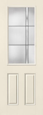 WDMA 36x96 Door (3ft by 8ft) Exterior Smooth Fiberglass Impact Door 8ft 1/2 Lite Axis 2
