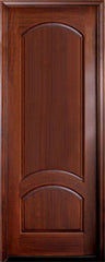 WDMA 36x96 Door (3ft by 8ft) Exterior Swing Mahogany Aberdeen Solid Panel Single Door 1