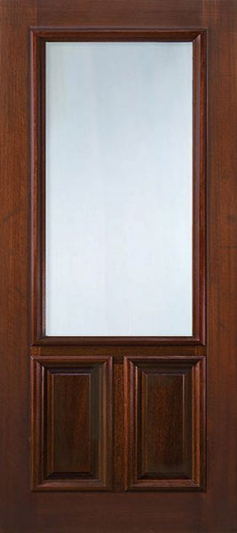 WDMA 36x96 Door (3ft by 8ft) Exterior Mahogany 36in x 96in 2/3 Lite DoorCraft Door 1