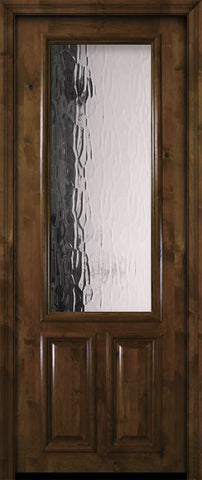 WDMA 36x96 Door (3ft by 8ft) Exterior Knotty Alder 36in x 96in 2/3 Lite Estancia Alder Door 2