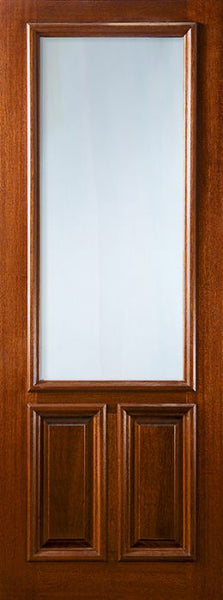 WDMA 36x96 Door (3ft by 8ft) Exterior Mahogany 36in x 96in 2/3 Lite Portobello Door 1