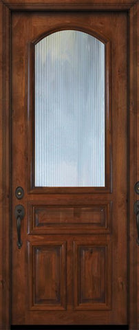 WDMA 36x96 Door (3ft by 8ft) Exterior Knotty Alder 36in x 96in Arch Lite Estancia Alder Door 2