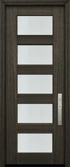 WDMA 36x96 Door (3ft by 8ft) Exterior Mahogany 36in x 96in 5 lite TDL Continental DoorCraft Door w/Bevel IG 2