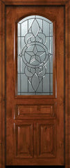 WDMA 36x96 Door (3ft by 8ft) Exterior Knotty Alder 36in x 96in Arch Lite Brazos Alder Door 2