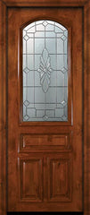WDMA 36x96 Door (3ft by 8ft) Exterior Knotty Alder 36in x 96in Arch Lite Versailles Alder Door 2