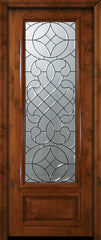 WDMA 36x96 Door (3ft by 8ft) Exterior Knotty Alder 96in 3/4 Lite Savoy Alder Door 2
