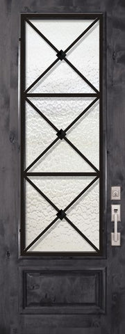 WDMA 36x96 Door (3ft by 8ft) Exterior Knotty Alder 36in x 96in 3/4 Lite Republic Estancia Alder Door 1