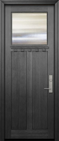 WDMA 36x96 Door (3ft by 8ft) Exterior Fir 36in x 96in Craftsman 1 Lite Door 1
