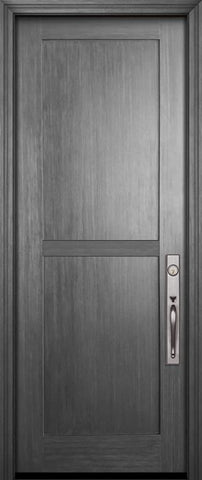 WDMA 36x96 Door (3ft by 8ft) Exterior Fir 96in Shaker 2 Panel Door 1