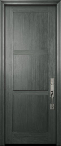 WDMA 36x96 Door (3ft by 8ft) Exterior Fir 96in Shaker 3 Panel Door 1