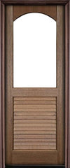WDMA 36x96 Door (3ft by 8ft) Exterior Swing Mahogany Orleans Single Door Renaissance 1
