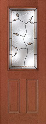 WDMA 36x96 Door (3ft by 8ft) Exterior Mahogany Fiberglass Impact Door 8ft ?? Lite Avonlea 1