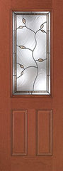 WDMA 36x96 Door (3ft by 8ft) Exterior Mahogany Fiberglass Impact Door 8ft ?? Lite Avonlea 1