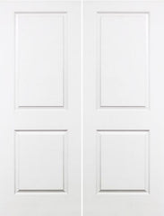 WDMA 40x80 Door (3ft4in by 6ft8in) Interior Swing Smooth 80in Carrara Hollow Core Double Door|1-3/8in Thick 1