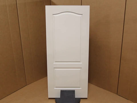 WDMA 40x80 Door (3ft4in by 6ft8in) Interior Swing Woodgrain 80in Classique Hollow Core Textured Double Door|1-3/8in Thick 3