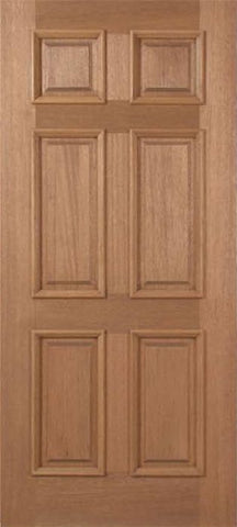 WDMA 42x80 Door (3ft6in by 6ft8in) Exterior Mahogany Augusta Single Door 1
