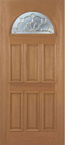 WDMA 42x80 Door (3ft6in by 6ft8in) Exterior Mahogany Jefferson Single Door w/ A Glass 1